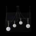 LP4035-4 Lustra Clustera Lampardi E27 4*60W/L1055*W180*H1290 - img 9