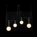 LP4035-4 Lustra Clustera Lampardi E27 4*60W/L1055*W180*H1290 - img 8
