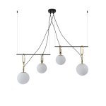 LP4035-4 Lustra Clustera Lampardi E27 4*60W/L1055*W180*H1290 - img 1