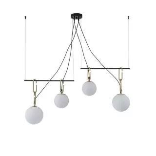 LP4035-4 Lustra Clustera Lampardi E27 4*60W/L1055*W180*H1290