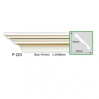 P223-8 Cornisa neted Gaudi Decor 100x100x2440