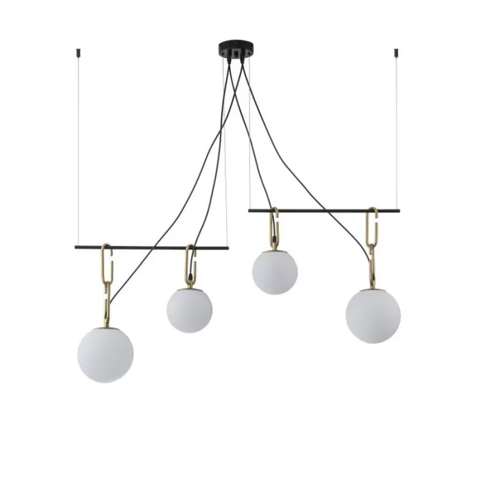 LP4035-4 Lustra Clustera Lampardi E27 4*60W/L1055*W180*H1290 - img 1