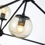 LP543-10 Lustra New York Lampardi 10x60w E27/ H52-92cm D105cm - img 3
