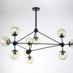 LP543-10 Lustra New York Lampardi 10x60w E27/ H52-92cm D105cm - img 2