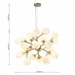 LP4019-24P Lustra Megapolis Lampardi 24x40W/G9 - img 3