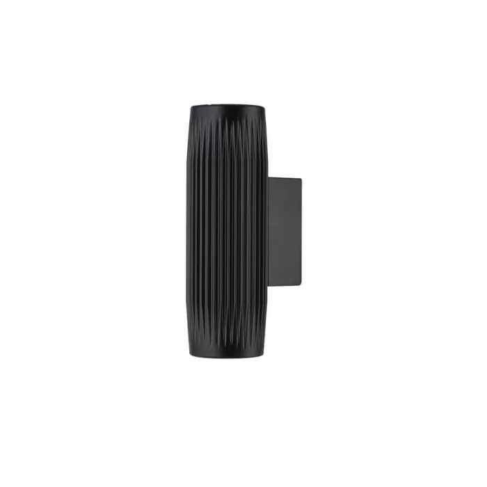 LP759-2W Aplica Riflet Lampardi D60*180mm/IP20 2*GU10 blackmat - img 1