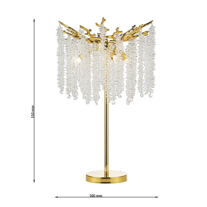 CLN1003-1T Veioza Grapedrop Cellini gold D370*H630 - img 3