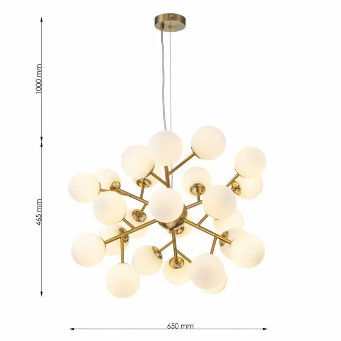 LP4019-24P Lustra Megapolis Lampardi 24x40W/G9 - img 3
