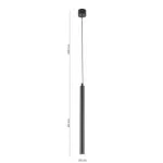 LP762-1P Suspensie Thin Lampardi D25*400mm/IP20 GU9 - img 3