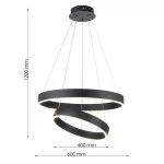 LP5232-2 Lustra STELLARE Lampardi Sand black - img 3