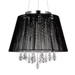 LP276-5 Lustra Cloud Black Lampardi 5x40w E14/ H40-100cm D42cm - img 2