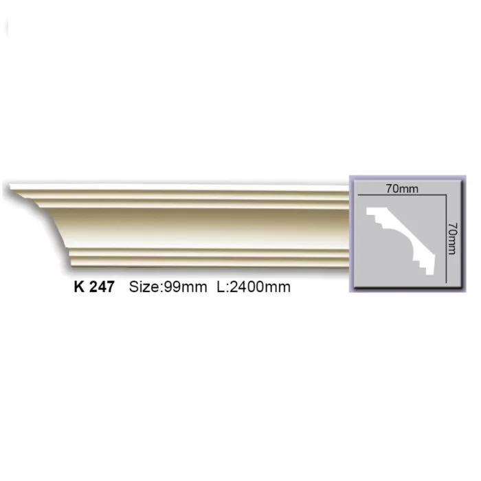 K247 (AB152) Cornisa neted Harmony 70x70x2400 - img 1