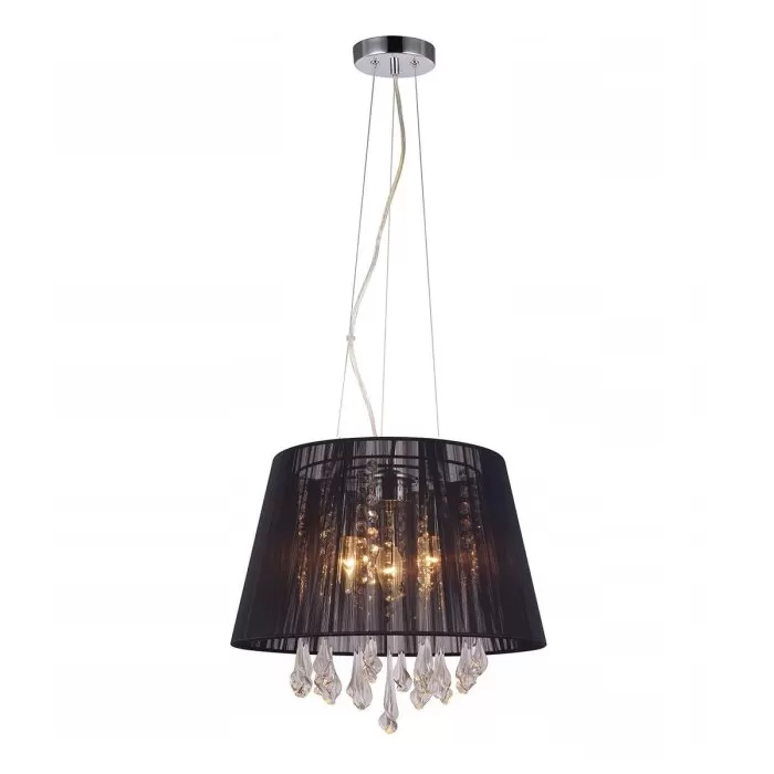 LP276-5 Lustra Cloud Black Lampardi 5x40w E14/ H40-100cm D42cm - img 1
