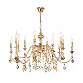 CLN235-6+6 Lustra Dona Cellini 12x40w E14/H70-120 D90cm