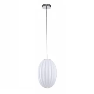 LP582-1P Suspensie Eggy Lampardi 1x40w E14/H40-160cm D20cm