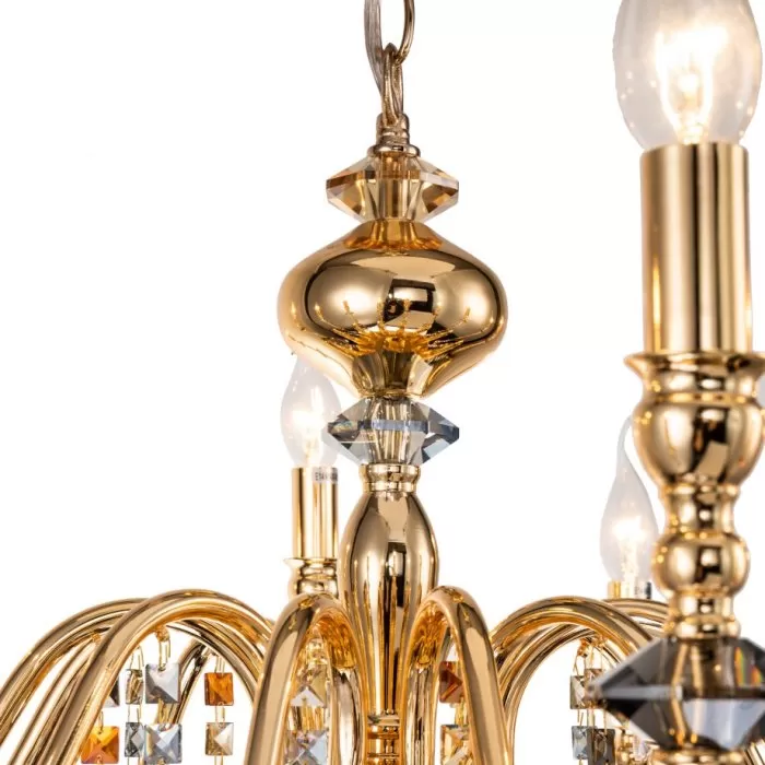 CLN235-6+6 Lustra Dona Cellini 12x40w E14/H70-120 D90cm - img 7