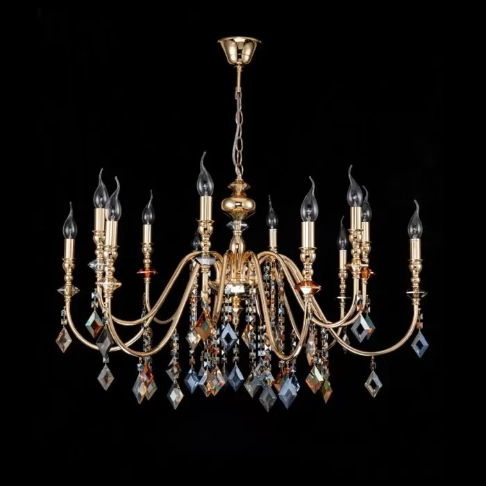 CLN235-6+6 Lustra Dona Cellini 12x40w E14/H70-120 D90cm - img 4