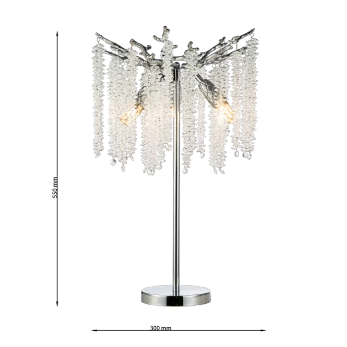 CLN1004-1T Veioza Grapedrop Cellini chrom D370*H630 - img 3