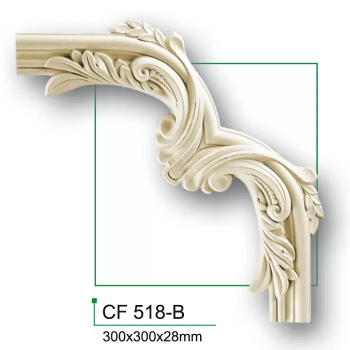 CF518B-8 (CR818 B) Colt molding  Gaudi Decor 300x28x300 - img 1