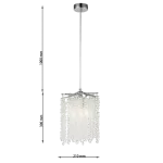 CLN1004-D20 Lustra Grapedrop Cellini chrom - img 3
