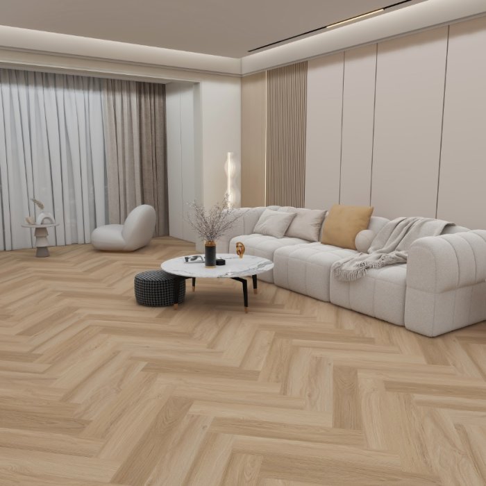 NG6018-04-HB Laminat SPC Herringbone 150*750*5.5 , 1 cut 16pcs=1.800m2 - img 3