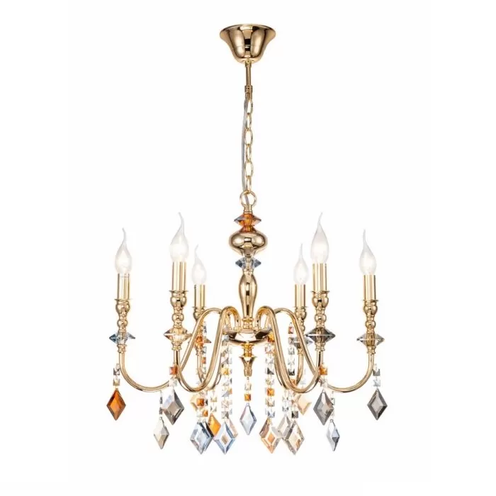 CLN235-6 Lustra Dona Cellini 6x40w E14/H62-112cm D56cm - img 1