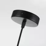 LP544-1P Suspensie Rette Black Lampardi 1x60w E27/ H27-110cm D15cm - img 5