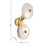 CLN1005-2W Aplica Grapedrop Cellini gold H360*W185*E160  - img 3