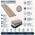 NG6018-04-PL Laminat SPC PLANK 228x1220-.278/1 cutx8 b. = 2.225 m2 / 1buc = 0,278m2 - img 4