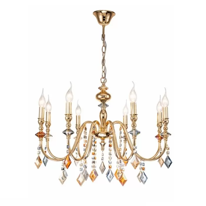 CLN235-8 Lustra Dona Cellini 8x40w E14/H66-116cm D70cm - img 1