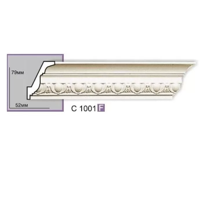 C1001-8 Cornisa cu ornament  Gaudi Decor 79x52x2440 - img 1