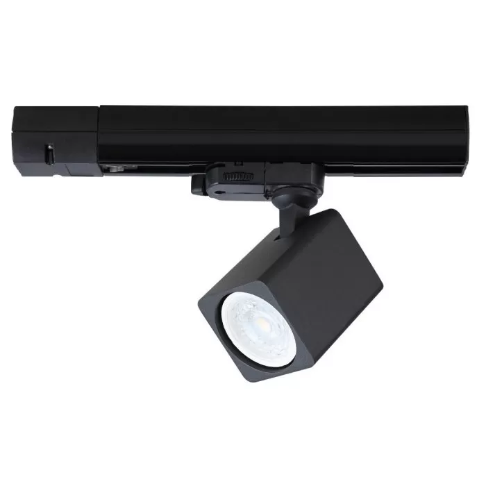 LP742-1C Spot Track Elinvago Black Lampardi 1x50w GU10/H7-10cm D6cm - img 1