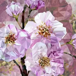 XXL4-064 Blooming Gems 368*248 cm