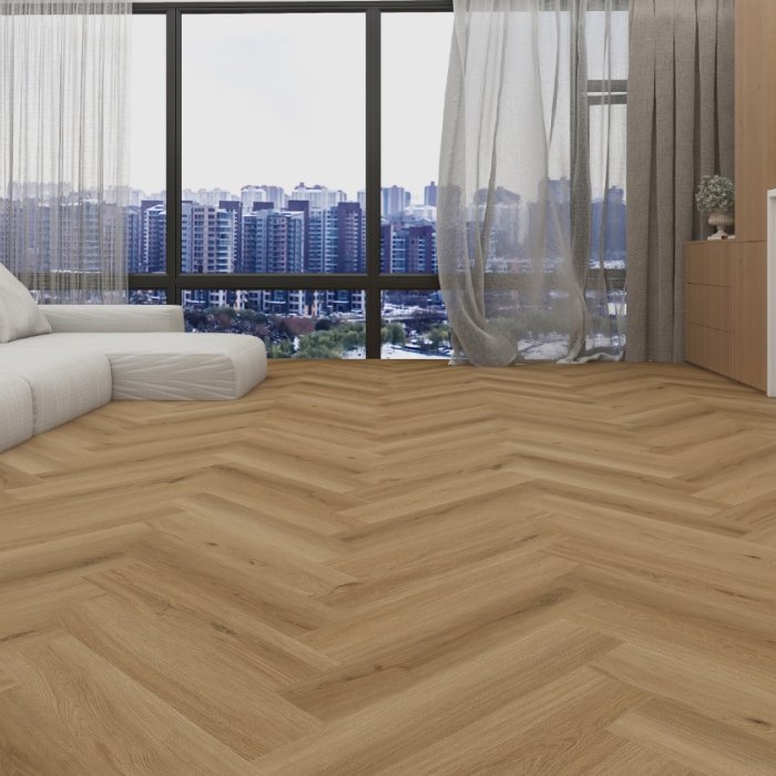 NG6019-04-HB Laminat SPC Herringbone 150*750*5.5 , 1 cut 16pcs=1.800m2 - img 3