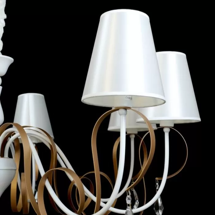 LP262-8 Lustra Estelle Lampardi 8x40w E14/ H70-130cm D100cm - img 5