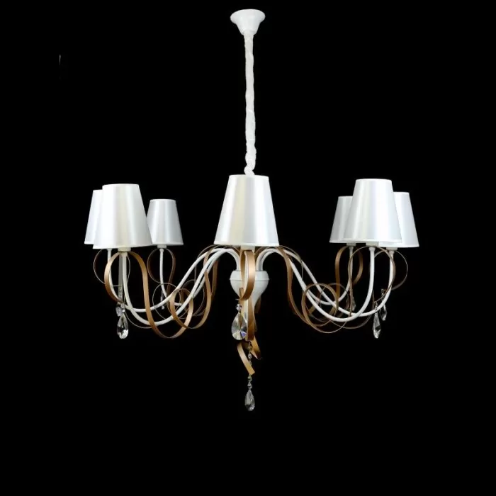 LP262-8 Lustra Estelle Lampardi 8x40w E14/ H70-130cm D100cm - img 4