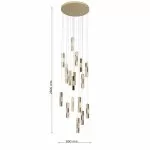 LP128-18GD Lustra Stair Lampardi  - img 3