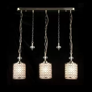 LP538-3P Suspensie Faberge Lampardi 3x60w E27/ H35-74cm D58cm