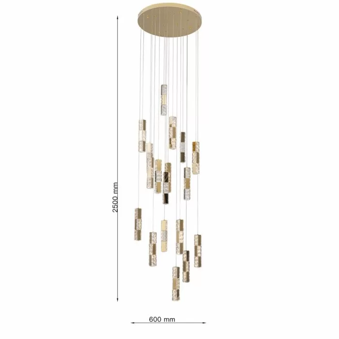 LP128-18GD Lustra Stair Lampardi  - img 3