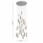 LP128-25CH Lustra Stair Lampardi  - img 3