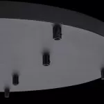 LP764-R9BK Baza rotunda 9 fire Thin Lampardi H4cm D50cm black - img 11