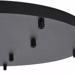 LP764-R9BK Baza rotunda 9 fire Thin Lampardi H4cm D50cm black - img 6