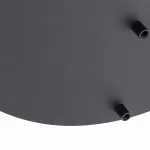 LP764-R9BK Baza rotunda 9 fire Thin Lampardi H4cm D50cm black - img 5