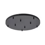 LP764-R9BK Baza rotunda 9 fire Thin Lampardi H4cm D50cm black - img 1