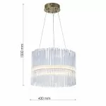 LP140-D43 Lustra Prisma Lampardi D430*1000MM/LED 30W 3000~6000K - img 3