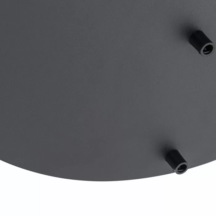 LP764-R9BK Baza rotunda 9 fire Thin Lampardi H4cm D50cm black - img 5