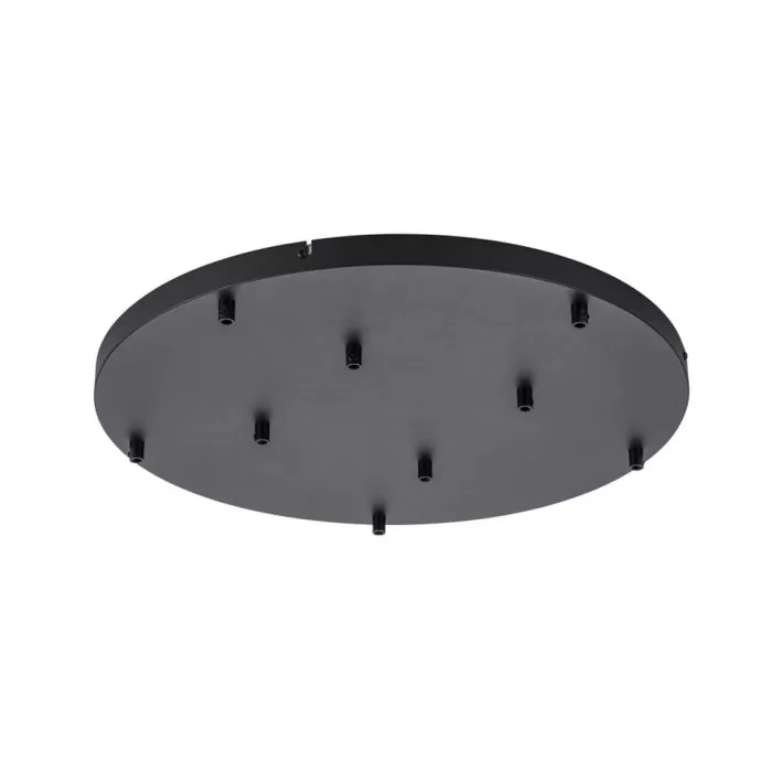LP764-R9BK Baza rotunda 9 fire Thin Lampardi H4cm D50cm black - img 1