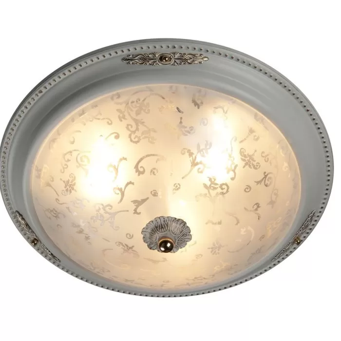 LP408-3C Plafoniera Roman Lampardi 3x60w E27/ H13cm D42cm - img 1