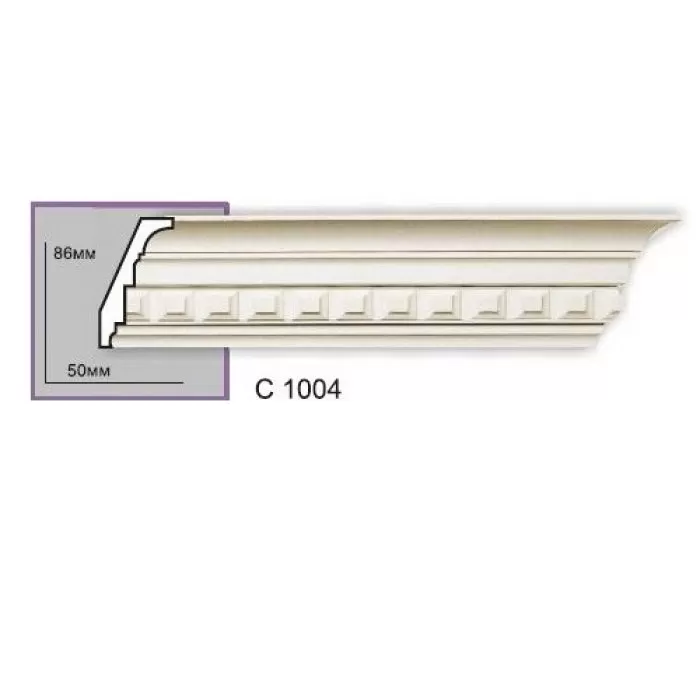 C1004-8(C704) Cornisa cu ornament Gaudi Decor 86x50x2440 - img 1