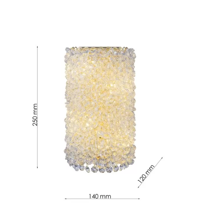 LP141-4W Aplica Orvella Lampardi 140*120*250MM/G9*4 - img 3